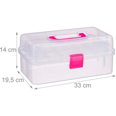 Relaxdays, Boîte de rangement, Boîte en transparente (33 cm, 9x) - Publicité Relaxdays, Boîte de rangement, Boîte en transparente (33 cm, 9x) - Publicité
