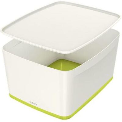 Leitz, Boîte de rangement, MyBox Large avec couvercle (31.80 cm, 18 l) - Publicité Leitz, Boîte de rangement, MyBox Large avec couvercle (31.80 cm, 18 l) - Publicité