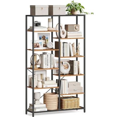 Songmics, Étagère, Bücherregal 5 Ebenen Standregal Vintagebraun Schwarz (30 x 100 x 170 cm) - Publicité Songmics, Étagère, Bücherregal 5 Ebenen Standregal Vintagebraun Schwarz (30 x 100 x 170 cm) - Publicité