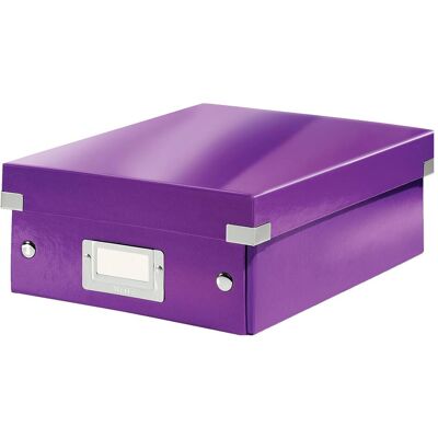 Leitz, Archivage + classement, Boîte de stockage WOW Click & Store (Spécial) - Publicité Leitz, Archivage + classement, Boîte de stockage WOW Click & Store (Spécial) - Publicité