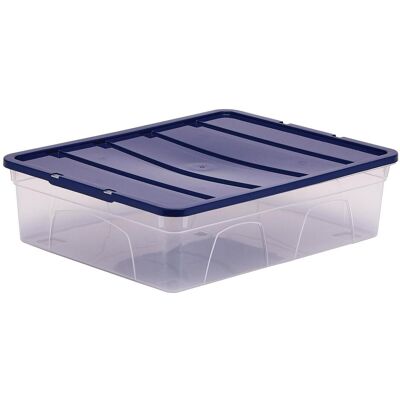 Fellowes Boîte de rangement, Boîte de rangement ProStore Bankersbox 12 l Transparent (32 cm, 12 l) - Publicité Fellowes Boîte de rangement, Boîte de rangement ProStore Bankersbox 12 l Transparent (32 cm, 12 l) - Publicité
