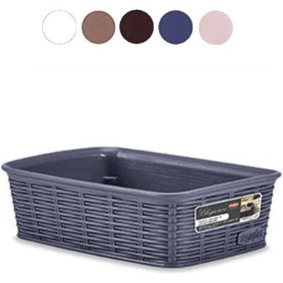 Kerbl, Corbeille de rangement, Stefanplast Basket Box Organiser en plastique tressé (26 cm) - Publicité Kerbl, Corbeille de rangement, Stefanplast Basket Box Organiser en plastique tressé (26 cm) - Publicité