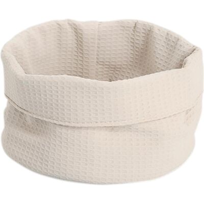 Zeller Present, Corbeille de rangement, Panier de rangement piqué gaufré ø 20x12 cm (20 cm) - Publicité Zeller Present, Corbeille de rangement, Panier de rangement piqué gaufré ø 20x12 cm (20 cm) - Publicité