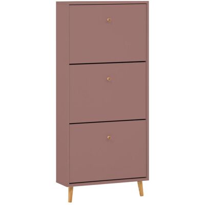 Schildmeyer, Armoire à chaussures, Bjarne Schuhkipper Schuhschrank mauve 3 Klappen (59.80 x 19.50 x 131 cm) - Publicité Schildmeyer, Armoire à chaussures, Bjarne Schuhkipper Schuhschrank mauve 3 Klappen (59.80 x 19.50 x 131 cm) - Publicité
