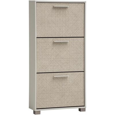 Schildmeyer, Armoire à chaussures, Edno Schuhkipper Schuhschrank cremebeige / Canasta Dekor 3 Klappen (59.80 x 19.55 x 124 cm) - Publicité Schildmeyer, Armoire à chaussures, Edno Schuhkipper Schuhschrank cremebeige / Canasta Dekor 3 Klappen (59.80 x 19.55 x 124 cm) - Publicité