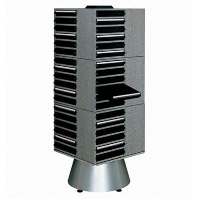 Raaco, Armoire pour atelier, Tour rotative l.880xp.880xH.1600mm pour magazines série 250(vide) (88 cm, 160 cm) - Publicité Raaco, Armoire pour atelier, Tour rotative l.880xp.880xH.1600mm pour magazines série 250(vide) (88 cm, 160 cm) - Publicité