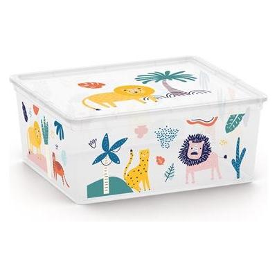 Keter, Boîte de rangement, Boîte peu encombrante Style sauvage (34 cm, 18 l) - Publicité Keter, Boîte de rangement, Boîte peu encombrante Style sauvage (34 cm, 18 l) - Publicité