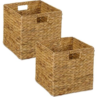 Relaxdays, Corbeille de rangement, Paniers rangement (30 cm, 2x) - Publicité Relaxdays, Corbeille de rangement, Paniers rangement (30 cm, 2x) - Publicité