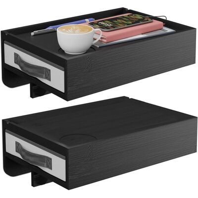 Relaxdays, Table de chevet, 2 tables de nuit (37 x 26.50 x 14 cm) - Publicité Relaxdays, Table de chevet, 2 tables de nuit (37 x 26.50 x 14 cm) - Publicité