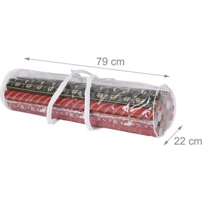 Relaxdays, Boîte de rangement, 2x rangement pour papier cadeau (22 cm, 2x) - Publicité Relaxdays, Boîte de rangement, 2x rangement pour papier cadeau (22 cm, 2x) - Publicité