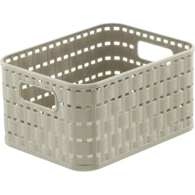 Rotho, Corbeille de rangement, Country (13.70 cm, 1x) - Publicité Rotho, Corbeille de rangement, Country (13.70 cm, 1x) - Publicité