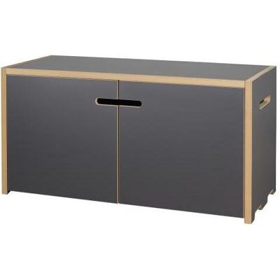 Système d'étagères Tojo Hochstapler - Modulaire, MDF italien, avec portes - Publicité Système d'étagères Tojo Hochstapler - Modulaire, MDF italien, avec portes - Publicité