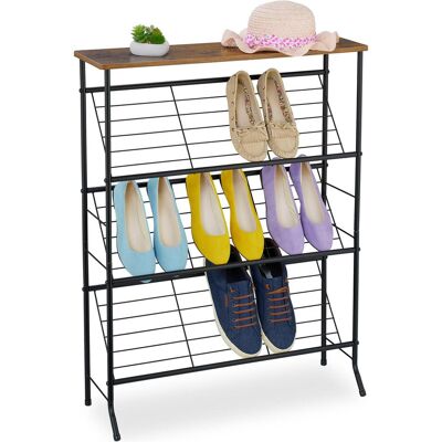 Relaxdays, Armoire à chaussures, Étagère à chaussures (70 x 23.50 x 89.50 cm) - Publicité Relaxdays, Armoire à chaussures, Étagère à chaussures (70 x 23.50 x 89.50 cm) - Publicité