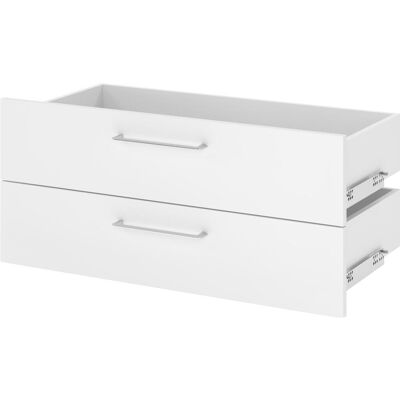 hjh OFFICE PRO FlexWall 1 OH 2 Tiroirs Blanc - Armoire à dossiers - Publicité hjh OFFICE PRO FlexWall 1 OH 2 Tiroirs Blanc - Armoire à dossiers - Publicité