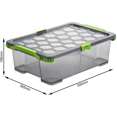 Rotho, Boîte de rangement, Evo Total (39.50 cm, 30 l, 1x) - Publicité Rotho, Boîte de rangement, Evo Total (39.50 cm, 30 l, 1x) - Publicité