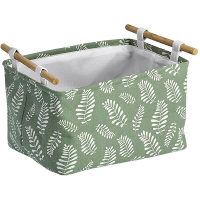 Zeller Present, Corbeille de rangement, Panier de rangement 35x27x20 vert (27 cm, 1x) - Publicité Zeller Present, Corbeille de rangement, Panier de rangement 35x27x20 vert (27 cm, 1x) - Publicité