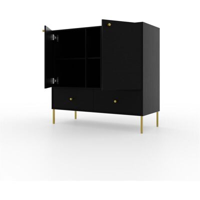 ADRK Furniture, Commode + buffet, Tili 2D 2S 2P Commode (100.50 x 40.80 x 95 cm) - Publicité ADRK Furniture, Commode + buffet, Tili 2D 2S 2P Commode (100.50 x 40.80 x 95 cm) - Publicité