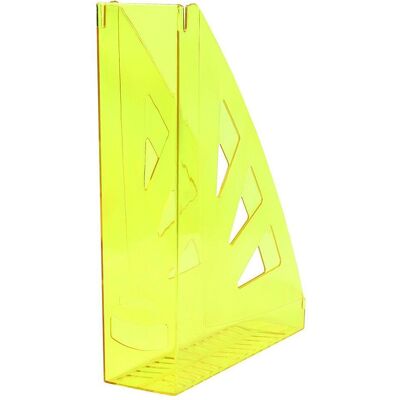 Office Products, Archivage + classement, Porte-revues, mesh, a4, jaune transparent (A4) - Publicité Office Products, Archivage + classement, Porte-revues, mesh, a4, jaune transparent (A4) - Publicité