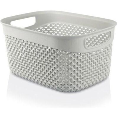 Üçsan Plastik, Corbeille de rangement, DROP DESIGN BASKET (23x17x12CM) 3.3L (17 cm) - Publicité Üçsan Plastik, Corbeille de rangement, DROP DESIGN BASKET (23x17x12CM) 3.3L (17 cm) - Publicité