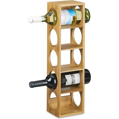 Relaxdays, Étagère à vin, Bambus (5 bouteilles, 12 x 14 x 53 cm) - Publicité Relaxdays, Étagère à vin, Bambus (5 bouteilles, 12 x 14 x 53 cm) - Publicité