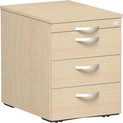 Conteneur roulant geramöbel Flex en érable 4 tiroirs - Mobilier de bureau - Publicité Conteneur roulant geramöbel Flex en érable 4 tiroirs - Mobilier de bureau - Publicité