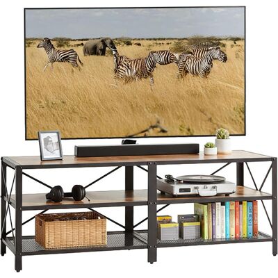 Relaxdays, Meuble TV, TV-Lowboard (140 x 39 x 52 cm) - Publicité Relaxdays, Meuble TV, TV-Lowboard (140 x 39 x 52 cm) - Publicité