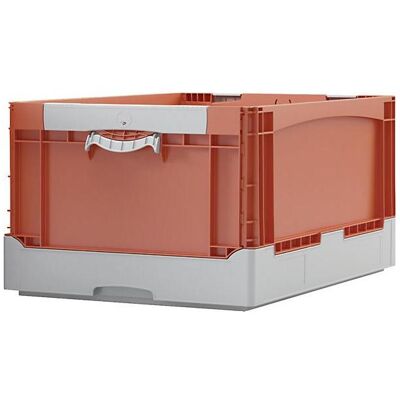 Bito, Boîte de rangement, Bac pliant EQ, avec poignées de levage et fond lisse, L x l x h 600 x 400 x 320 (40 cm, 65 l) - Publicité Bito, Boîte de rangement, Bac pliant EQ, avec poignées de levage et fond lisse, L x l x h 600 x 400 x 320 (40 cm, 65 l) - Publicité