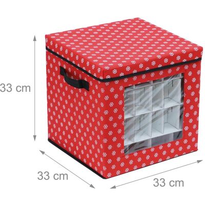 Relaxdays, Boîte de rangement, Boîtes pour boules de Noël, lot de 3 (33 cm, 3x) - Publicité Relaxdays, Boîte de rangement, Boîtes pour boules de Noël, lot de 3 (33 cm, 3x) - Publicité