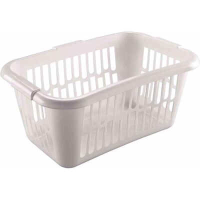 Heidrun, Panier à linge, Panier à linge 57 cm en plastique, forme ergonomique (40 l) - Publicité Heidrun, Panier à linge, Panier à linge 57 cm en plastique, forme ergonomique (40 l) - Publicité