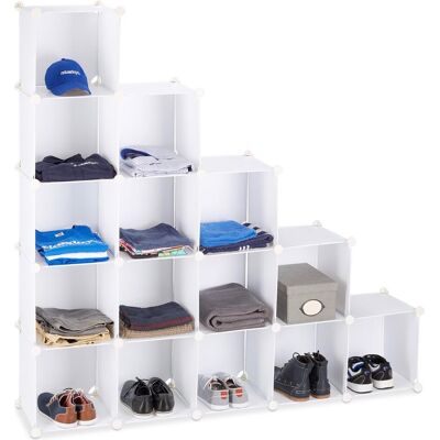 Relaxdays, Étagères de stockage, Étagère cubes rangement 15 casiers - Publicité Relaxdays, Étagères de stockage, Étagère cubes rangement 15 casiers - Publicité