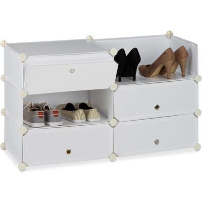 Relaxdays, Armoire à chaussures, Armoire à chaussures (49 x 37 x 107 cm) - Publicité Relaxdays, Armoire à chaussures, Armoire à chaussures (49 x 37 x 107 cm) - Publicité