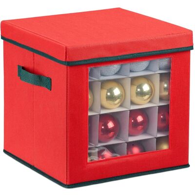Relaxdays, Boîte de rangement, Weihnachtskugel-Aufbewahrungsbox (30 cm, 1x) - Publicité Relaxdays, Boîte de rangement, Weihnachtskugel-Aufbewahrungsbox (30 cm, 1x) - Publicité