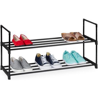 Relaxdays, Armoire à chaussures, meuble à chaussures (92 x 30 x 38 cm) - Publicité Relaxdays, Armoire à chaussures, meuble à chaussures (92 x 30 x 38 cm) - Publicité