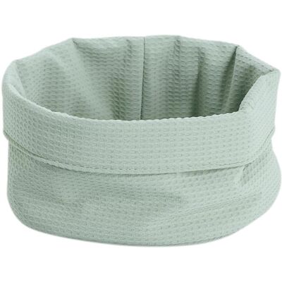 Zeller Present, Corbeille de rangement, Corbeille de rangement piqué gaufré ø 25x13 cm (25 cm) - Publicité Zeller Present, Corbeille de rangement, Corbeille de rangement piqué gaufré ø 25x13 cm (25 cm) - Publicité