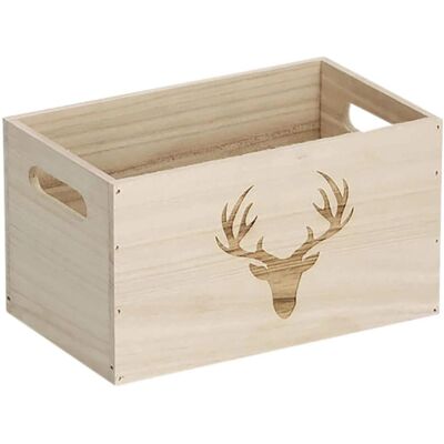 Zeller Present, Boîte de rangement, Cerf (15 cm, 5.25 l, 1x) - Publicité Zeller Present, Boîte de rangement, Cerf (15 cm, 5.25 l, 1x) - Publicité