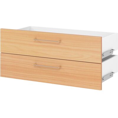 Hammerbacher, Meuble de bureau : accessoires, Tiroirs 80 cm, 1 HC, BS, hêtre - Publicité Hammerbacher, Meuble de bureau : accessoires, Tiroirs 80 cm, 1 HC, BS, hêtre - Publicité