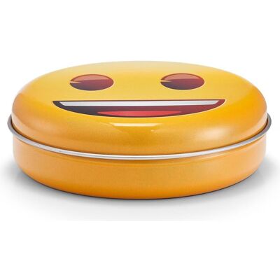 Zeller Present, Boîte de rangement, Smiley face (12 cm, 0.87 l) - Publicité Zeller Present, Boîte de rangement, Smiley face (12 cm, 0.87 l) - Publicité