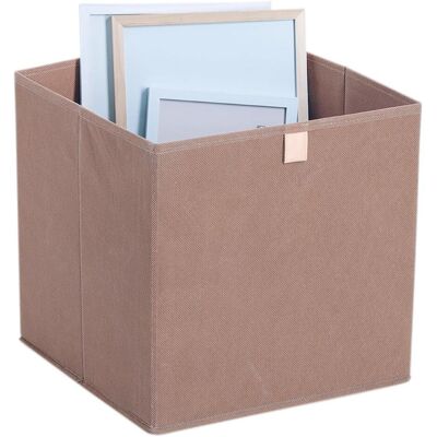 Zeller Present, Boîte de rangement, Boîte de rangement en non-tissé (32 cm, 2.41 l, 1x) - Publicité Zeller Present, Boîte de rangement, Boîte de rangement en non-tissé (32 cm, 2.41 l, 1x) - Publicité