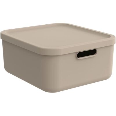 Rotho Doboztetop 39,5/35,5/17,7cm - Cappuccino Boîte de rangement - Publicité Rotho Doboztetop 39,5/35,5/17,7cm - Cappuccino Boîte de rangement - Publicité