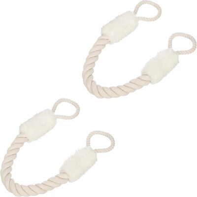Relaxdays, Butoir de porte, 2x cordon de porte (2 pcs) - Publicité Relaxdays, Butoir de porte, 2x cordon de porte (2 pcs) - Publicité
