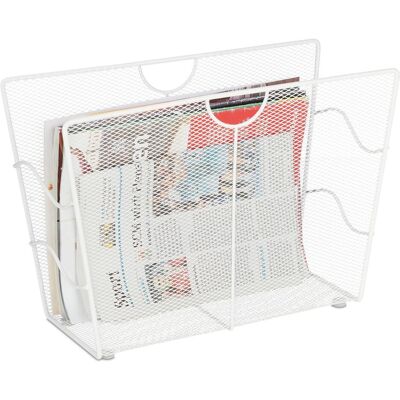 Relaxdays, Porte-revues, Support métallique pour journaux (39 x 17 x 27 cm) - Publicité Relaxdays, Porte-revues, Support métallique pour journaux (39 x 17 x 27 cm) - Publicité