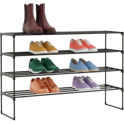 Relaxdays, Armoire à chaussures, meuble à chaussures (117 x 30 x 72 cm) - Publicité Relaxdays, Armoire à chaussures, meuble à chaussures (117 x 30 x 72 cm) - Publicité