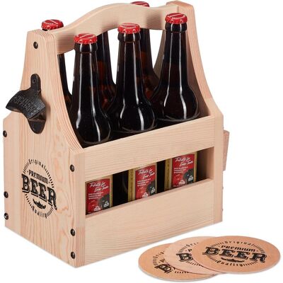 Relaxdays, Corbeille de rangement, Porte-bière (28.50 cm, 1x) - Publicité Relaxdays, Corbeille de rangement, Porte-bière (28.50 cm, 1x) - Publicité