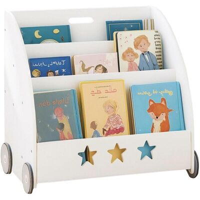 Relaxdays, Étagère pour enfant, Étagère à livres pour enfants (57 x 42 x 62 cm) - Publicité Relaxdays, Étagère pour enfant, Étagère à livres pour enfants (57 x 42 x 62 cm) - Publicité