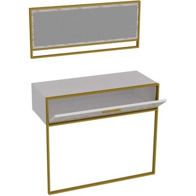 Hanah Home, Commode + buffet, Rylie (90 x 38.50 x 76.80 cm) - Publicité Hanah Home, Commode + buffet, Rylie (90 x 38.50 x 76.80 cm) - Publicité