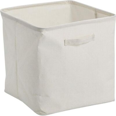 Zeller Present, Boîte de rangement, Panier de rangement polyester 32x32x32 cm (32 cm) - Publicité Zeller Present, Boîte de rangement, Panier de rangement polyester 32x32x32 cm (32 cm) - Publicité