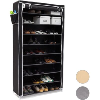 Relaxdays, Armoire à chaussures, Stan (88 x 30 x 161 cm) - Publicité Relaxdays, Armoire à chaussures, Stan (88 x 30 x 161 cm) - Publicité