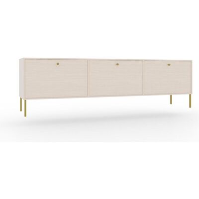 ADRK Furniture, Meuble TV, Tili 3D Meuble TV (180 x 40.80 x 50 cm) - Publicité ADRK Furniture, Meuble TV, Tili 3D Meuble TV (180 x 40.80 x 50 cm) - Publicité