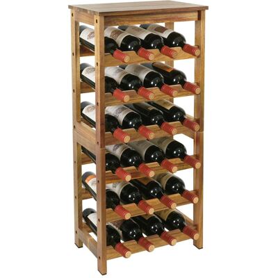 Relaxdays, Étagère à vin, Weinregal (24 bouteilles, 24 x 36 x 82 cm) - Publicité Relaxdays, Étagère à vin, Weinregal (24 bouteilles, 24 x 36 x 82 cm) - Publicité
