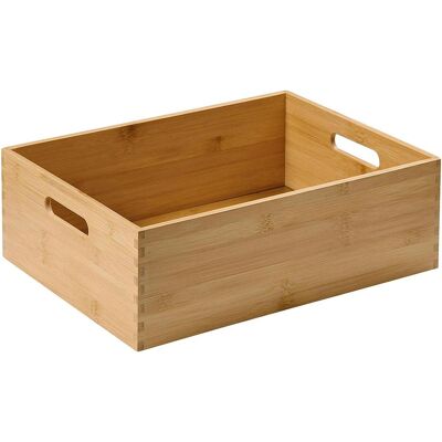 Kesper, Boîte de rangement, Bambou (28.50 cm) - Publicité Kesper, Boîte de rangement, Bambou (28.50 cm) - Publicité